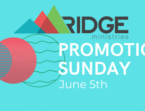 Promotion Sunday – June 5