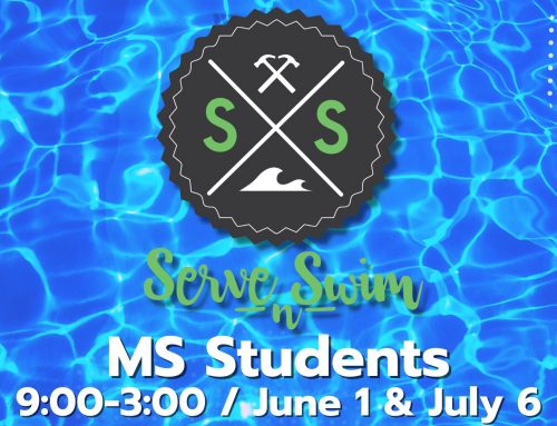 Serve-N-Swim: June 1 & July 6